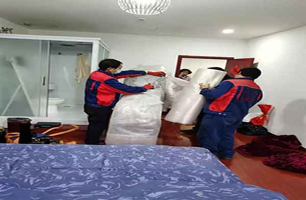 杭州丁橋物品打包現場